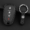 2016-2020 Chevrolet Cruze Camaro Equinox Leather Silicone Car Key Case Cover With Buckle Generic