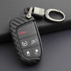 2011-2019 Chrysler 300/300C 200 Leather Silicone Car Key Case Cover With Buckle Generic