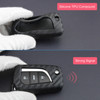 2018-2020 Toyota Camry C-HR Leather Silicone Car Key Case Cover With Buckle Generic
