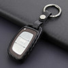 2015-2019 Hyundai Sonata Tucson Elantra Leather Silicone Car Key Case Cover With Buckle Generic
