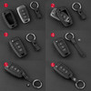 2018-2020 Hyundai Accent Santa Fe Veloster Leather Silicone Car Key Case Cover With Buckle Generic
