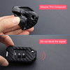 2013-2019 Honda Civic CR-V Odyssey Accord Leather Silicone Car Key Case Cover With Buckle Generic