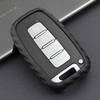 2009-2015 Hyundai Elantra Genesis Veloster Leather Silicone Car Key Case Cover With Buckle Generic