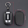 2017-2019 Isuzu D-Max MU-X Leather Silicone Car Key Case Cover With Buckle Generic