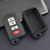 2012-2019 Toyota Highlander Corolla RAV4 Avalon Camry Leather Silicone Car Key Case Cover With Buckle Generic