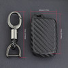 2012-2019 Toyota Highlander Corolla RAV4 Avalon Camry Leather Silicone Car Key Case Cover With Buckle Generic
