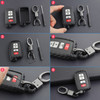 2012-2019 Toyota Highlander Corolla RAV4 Avalon Camry Leather Silicone Car Key Case Cover With Buckle Generic