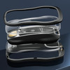 Aluminum Alloy TPU Silvery Car Key Case Cover With Buckle For Porsche Cayenne 911