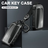 Aluminum Alloy TPU BLK Car Key Case Cover With Buckle For Mazda CX-4 CX-5