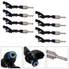 8Pcs Fuel Injector For Land Rover LR4 Range Rover Jaguar XF XJ 0261500298
