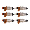 1991-1996 Dodge Stealth R/T Turbo 3.0L 6Pcs Fuel Injector Generic