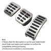 Pedal Set Pedals Pedal Caps For Seat Arosa 97-04 For VW Polo 1999-2022 MT