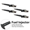 4Pcs Fuel Injector For Nissan Navara NP300 295050-1060 16600-3XN0A