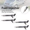 4Pcs Fuel Injector For Renault Trafic II For Opel Vivaro 2.0L 0445110338