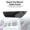 Carbon Fiber Spare Tire Mount Holes Cover Fit Mercedes Benz W464 W465 2019-26