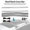 Universal Aluminium Car Roof Rack Luggage Carrier Cross Bar Rail Lockable 135CM