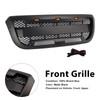 Matt Black Front Bumper Grille Grill Fit Ford Ranger 2004-2011 With LED Light