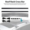 120CM Universal Aluminium Car Roof Rack Luggage Carrier Cross Bar Rail Lockable
