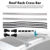 Universal Aluminium Car Roof Rack Luggage Carrier Cross Bar Rail Lockable 120CM