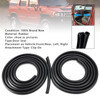 2Pcs Front/Rear Door Rubber Seal Weatherstrip For Hummer H2 2003-2009