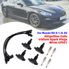 4*Ignition Coils & Iridium Spark Plugs & Wires UF501 For Mazda RX-8 1.3L R2