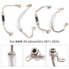 4PCS Turbo Charger Coolant Hose Line Kit For BMW 335i xDrive 335is 335xi 335is