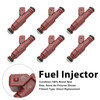 6Pcs Fuel Injector For Mercedes-Benz C280 1997 E320 1994-1997 0280155757