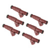 6Pcs Fuel Injector For Mercedes-Benz C280 1997 E320 1994-1997 0280155757