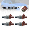 4Pcs Fuel Injector For Mitsubishi Colt Lancer Mirage CT9A INP020 INP-020