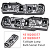 Left+Right Taillight Lamp Bulb Socket Panel For Smart Fortwo 2008-2018