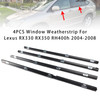 4Pcs Window Weatherstrip For Lexus RX330 RX350 RH400h 2004-2008