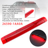 Led Third Brake Light Lamp 26590-1AA0A For Nissan Murano 2009-2014 Red
