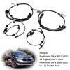 4Pcs Front & Rear Side ABS Wheel Speed Sensor For Honda CR-V 2017-2022