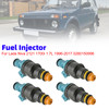 4Pcs Fuel Injector For Lada Niva 2121 1700i 1.7L 1996-2017 0280150996