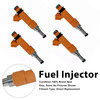 4Pcs Fuel Injector For Suzuki SX4 1.6 M16A 15710-54LA0 297500-1480