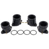 Carburetor HOLDER Insulator Set For Yamaha XJR 400 XJR400 4HM 2001-2007