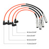 8mm Spark Plug Wire Kit 063905431A For VW Beetle Bora Golf GTI Jetta 2.0L