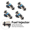 4Pcs Fuel Injector For Fiat Coupe 175 1996-2000 Stilo 192 2001-2008 iwp006