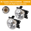 2x Front Fog Light Lamp 9675450980 For Peugeot 208 308 2008 2013-2019