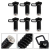 6X Tie Down Anchors Flexible Loop Lock & Ride For Polaris Rzr Sportsman 13-25