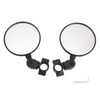 Black Adjustable Handlebar Mirror Folding Mirrors For 22-24 mm Enduro Handle bar