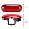 Rear High Level Third Brake Light 93850108 For Vauxhall Vivaro A X83 01-2014 Red