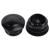 Black Pop-Up Gas Cap Set Vented For Softail Dyna Road King FXR 1982-2010