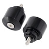 Black Handlebar End Weight Balancer Pair For Honda CBR CB VFR CTX GL NX VT XL