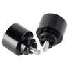 Black Handlebar End Weight Balancer Pair For Honda CBR CB VFR CTX GL NX VT XL