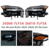 Left+Right LED Headlight 26060-7LF5A 26010-7LF5A For Nissan Kicks 2025-2026
