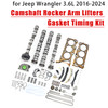 Camshaft Rocker Arm Lifters Gasket Timing Kit for Jeep Wrangler 3.6L 2016-2024