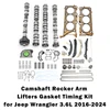 Camshaft Rocker Arm Lifters Gasket Timing Kit for Jeep Wrangler 3.6L 2016-2024