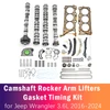 Camshaft Rocker Arm Lifters Gasket Timing Kit for Jeep Wrangler 3.6L 2016-2024