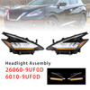 Left+Right LED Head Light 26060-9UF0D 26010-9UF0D For Nissan Murano 2019-2021